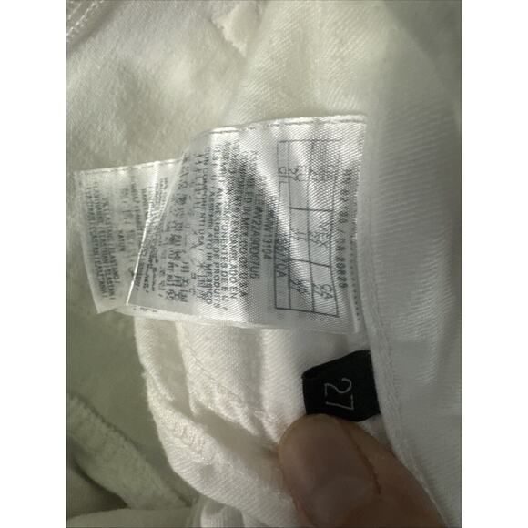 Guess Brittney Skinny Ankle Length White Pants Size 27 - Picture 6 of 11